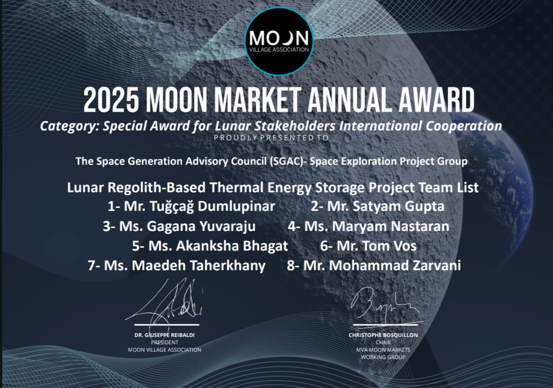 Moon Village Association Award - Image 2